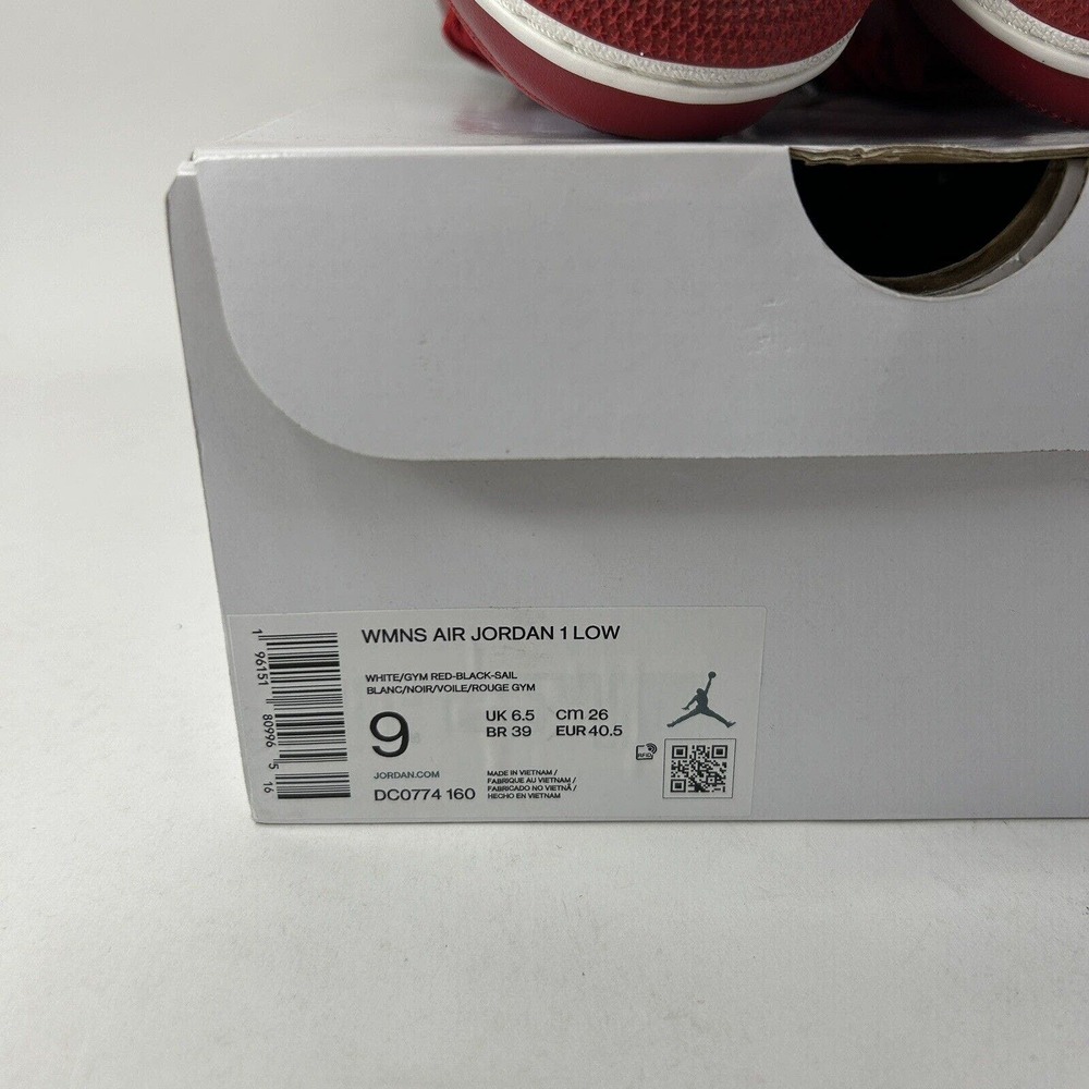 Nike Shoes Air Jordan 1 Retro Low “Reverse Black Toe/Bred” 2024 - Picture 8 of 8